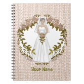 Lief bruidje aangepast trouw notitieboekje notitieboek (Voorkant)