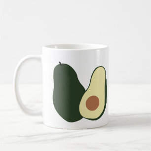 Lief cadeau voor Avocado eten liefhebbers Koffiemok