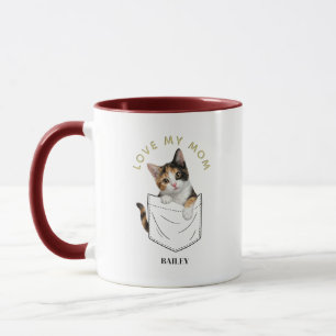Lief Calico Kat in Zak Naam Mok