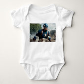 Lief Captain America Baby Bodypakje Romper (Voorkant)
