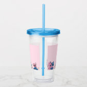 Lief Cartoon Koppel Acryl Drinkbeker (Rechts)
