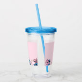Lief Cartoon Koppel Acryl Drinkbeker (Links)