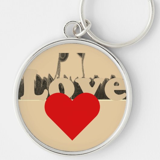 Lief Compassion Red Heart Sleutelhanger (Voorkant)