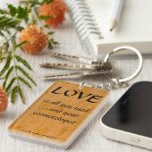 Lief Cosmetoloog Sleutelhanger (Voorkant Rechts)