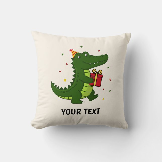 Lief Crocodillengeschenk Kussen (Voorkant)