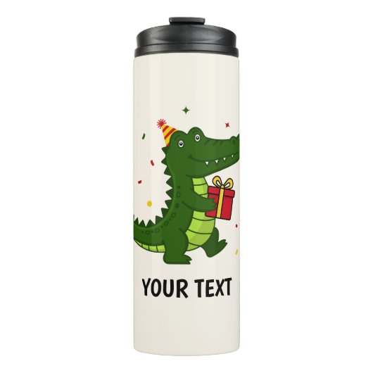 Lief Crocodillengeschenk Thermosbeker (Voorkant)