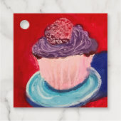 Lief Cupcke Bedankjes Labels (Voorkant)