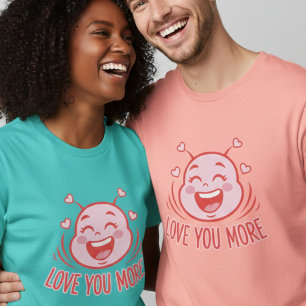Lief Cute Roze Monster Kunst T-shirt