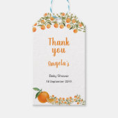 Lief cutie Sinaasappel dank u Label. Cadeaulabel (Voorkant)