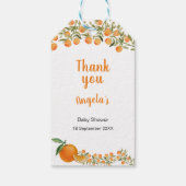 Lief cutie Sinaasappel dank u Label. Cadeaulabel (Achterkant)