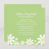 Lief Daisies Meisje Verjaardagsfeestje Kaart (Voorkant / Achterkant)