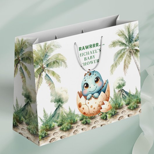 Lief Dinobabyshower Cadeautas Komt Gauw Uit Het Ei
