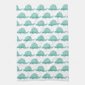 Lief dinosaurus Stegosaurus patroon Theedoek (Verticaal)