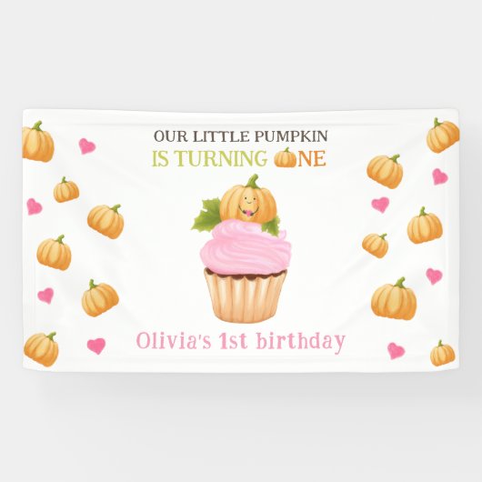 Lief een kleine pompoen spandoek (Horizontaal)