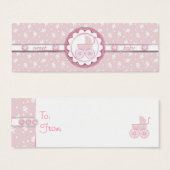 Lief Een Meisje Skinny Gift Label Mini Visitekaartjes (Voorkant /achterkant)