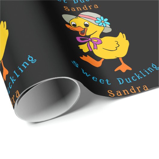 Lief eendje cadeaupapier (Rol Hoek)