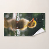 "Lief eendje in de regen  Handdoek (Handdoek)