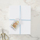 Lief Eendje Pasen Ei Feest Bedankt Cadeaulabel (Met Touw)