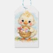 Lief Eendje Pasen Ei Feest Bedankt Cadeaulabel (Achterkant)