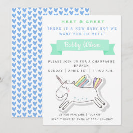 Lief Eenhoorn | Ontmoet en begroet de nieuwe baby Kaart