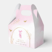 Lief Elegant Boho Arch Ballerina Meisje Baby showe Bedankdoosjes (Achterkant)