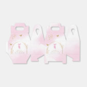 Lief Elegant Boho Arch Ballerina Meisje Baby showe Bedankdoosjes (Uitgevouwen)