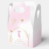 Lief Elegant Boho Arch Ballerina Meisje Baby showe Bedankdoosjes (Geopend)