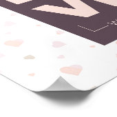 Lief en romantisch poster (Hoek)