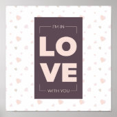 Lief en romantisch poster (Voorkant)