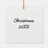 Lief engel meisje keramisch ornament (Achterkant)