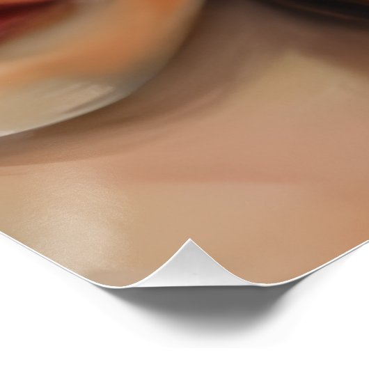 Lief engel meisje perfect poster (Hoek)