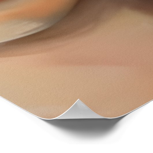 Lief engel meisje poster (Hoek)