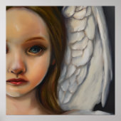 Lief engel meisje poster (Voorkant)