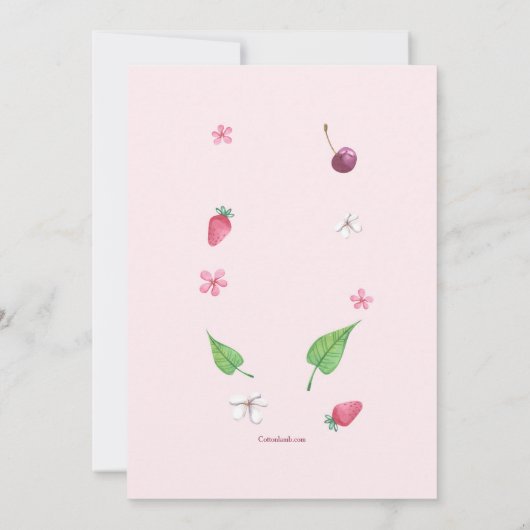 Lief feest kaart (Achterkant)