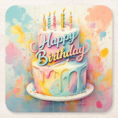 "LIEF FEEST" KARTONNEN ONDERZETTERS (Voorkant)