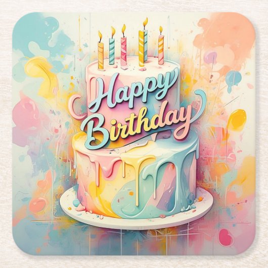 "LIEF FEEST" KARTONNEN ONDERZETTERS (Voorkant)