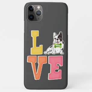 Lief Franse Bulldog  Schattige Hond Papa Hond Moed Case-Mate iPhone Case