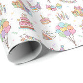 Lief Geboortepatroon Cadeaupapier (Rol Hoek)