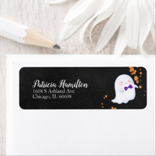 Lief Geest Halloween Baby Shower Etiket