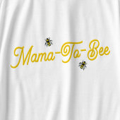 Lief  geïnspireerd script mama-to-bee T-shirt