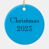 Lief Glas in lood Grote Deen Hond Keramisch Ornament (Achterkant)