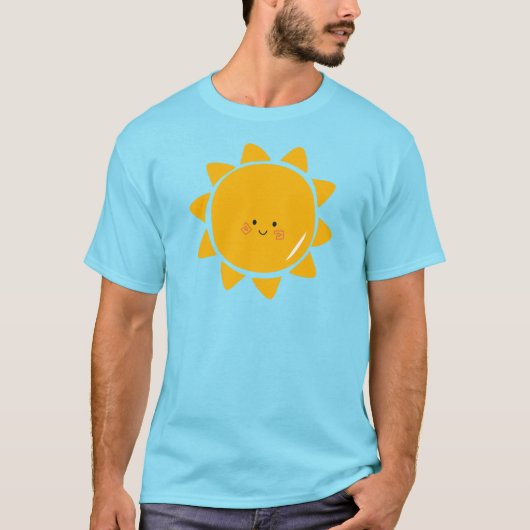 Lief glimlachend zonnetje t-shirt (Voorkant)
