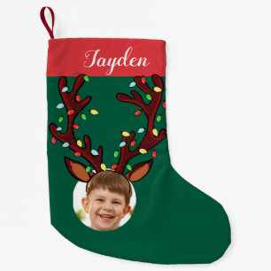 Lief Grappige Foto Kerst Kleine Kerstsok