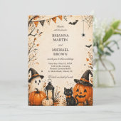 Lief Griezelig Herfst Kaart (Staand voorkant)