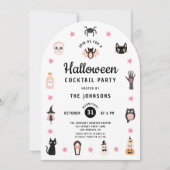Lief Halloween cocktailparty Kaart (Voorkant)