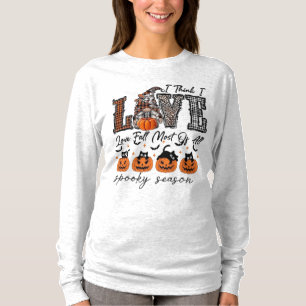 Lief Halloween Leuke Pompoen T-shirt