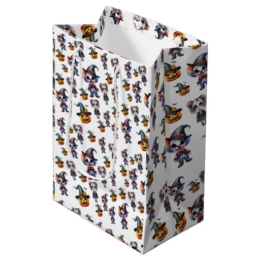 Lief Halloween Medium Cadeauzakje (Voorkant Gekanteld)