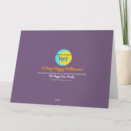 Lief Halloween Puppy Kaart (Achterkant)