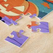 Lief Halloween-puzzel – Spoken huis, geesten Legpuzzel (Zijkant)