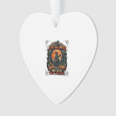Lief Halloween Skelet Vogelverschrikker Vollemaan Ornament (voorkant)